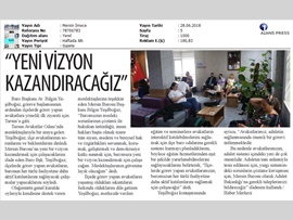 BASINDA BAROMUZ (Baro Bşk. Bilgin Yeşilboğaz: "Meslektaşlarımın Güvenine Layık Olacağım")