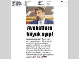 BASINDA BAROMUZ (Avukatlara Büyük Ayıp)