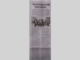 BASINDA BAROMUZ (Av. Muhteşem Tekin Turhan'a Bıçaklı Saldırı Kınama)
