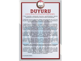 UYAP'TAN ARABULUCULUK BAŞVURUSU ARTIK MÜMKÜN