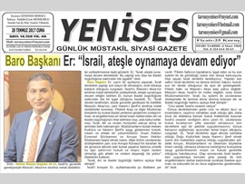 BASINDA BAROMUZ (MESCİD-İ AKSA' DA YAŞANAN OLAYLAR İLE İLGİLİ AÇIKLAMA) 28.07.2017
