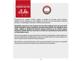 BAROLAR ORTAK AÇIKLAMA: YAŞANABİLİR BİR ÜLKE İÇİN DOĞAYA SES VER