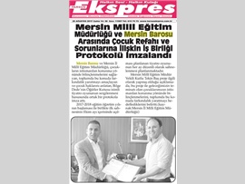 BASINDA BARO (İl Milli Eğitim Müdürlüğü ile Protokol İmzalandı) 28.08.2017