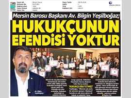 BASINDA BAROMUZ (28 Avukat Cübbe Giyip Ruhsat Aldı)