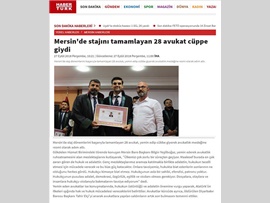BASINDA BAROMUZ (28 Avukat Cübbe Giyip Ruhsat Aldı)