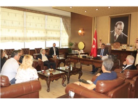MERSİN KENT KONSEYİ’NDEN BAŞKANIMIZ GAZİ ÖZDEMİR’E ZİYARET