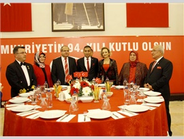 BARO BŞK. AV. ALİ ER, MERSİN VALİLİĞİ’NİN CUMHURİYET RESEPSİYONU’NA KATILDI