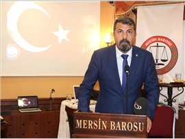 MERSİN BAROSU CUMHURİYET RESEPSİYONU DÜZENLEDİ