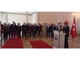 BAŞKANIMIZ YEŞİLBOĞAZ, CUMHURİYET BAYRAMI VALİLİK TEBRİK KABUL TÖRENİNE KATILDI