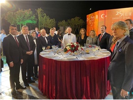 MERSİN VALİLİĞİ’NİN DÜZENLEDİĞİ CUMHURİYET RESEPSİYONU’NA KATILDIK