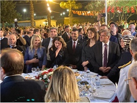 MERSİN VALİLİĞİ’NİN DÜZENLEDİĞİ CUMHURİYET RESEPSİYONU’NA KATILDIK