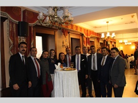 Başkanımız ve Yönetim Kulumuz ile 2016-2017 yılı staj eğitimi açılış kokteyli yapıldı.