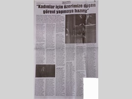 BASINDA BAROMUZ (Kadın Hakları Merkezimizin, Kadına Yönelik Şiddet Hakkında Basın Açıklaması)