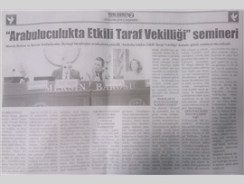 BASINDA BAROMUZ (Etkili Taraf Vekilliği Semineri)