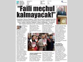 BASINDA BAROMUZ (Baro Başkanımız Av. Bilgin Yeşilboğaz Tahir Elçi'i Andı)