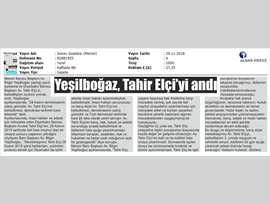 BASINDA BAROMUZ (Baro Başkanımız Av. Bilgin Yeşilboğaz Tahir Elçi'i Andı)