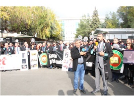 ADALET NÖBETİ TAHİR ELÇİ ANISINA DİYARBAKIR’DA TUTULDU