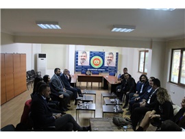 BARO BAŞKANIMIZ AV. BİLGİN YEŞİLBOĞAZ’DAN DİYARBAKIR BAROSU BAŞKANI AV. CİHAN AYDIN’A ZİYARET