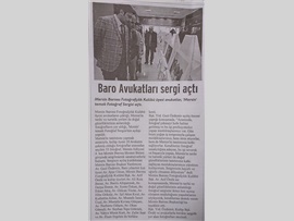 BASINDA BAROMUZ (Baromuzun Fotoğrafçılık Kulübü 'Mersin' Temalı Fotoğraf Sergisi Açtı)