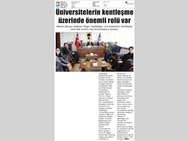 BASINDA BAROMUZ (Baro Başkanımızdan Mersin Ünv. Rektörüne Ziyaret)
