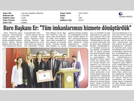 BASINDA BAROMUZ (Yemin Töreni-"Tüm İmkanlarımızı Hizmete Dönüştürdük")