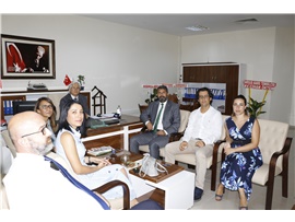 BAŞKANIMIZ AV. BİLGİN YEŞİLBOĞAZ VE YÖNETİM KURULUMUZ’DAN, TARSUS İCRA MÜDÜRÜ ÖNDER ŞAHİN’E ZİYARET