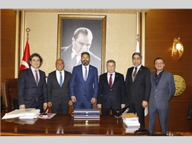 ADANA VE GAZİANTEP BARO BAŞKANLARI İLE TBB’DEN BARO BAŞKANIMIZA ZİYARET
