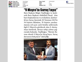 BASINDA BAROMUZ (Şanlıurfa Barosu'na Ziyaret)