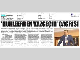 BASINDA BAROMUZ (Çernobil Faciasının Yıldönümü)