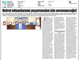 BASINDA BAROMUZ ("Nefret Tohumlarının Yeşermesine İzin Vermeyeceğiz")