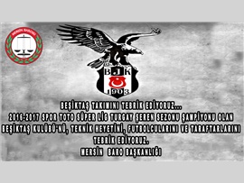 BEŞİKTAŞ TAKIMINI TEBRİK EDİYORUZ