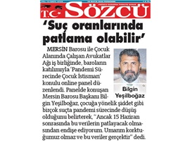 BASINDA BAROMUZ (Yeşilboğaz: "Suç Oranlarının Patlamasından Endişe Ediyoruz")