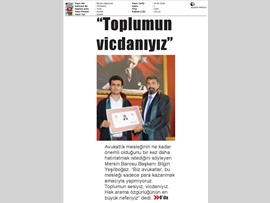 BASINDA BAROMUZ (Baro Bşk. Bilgin Yeşilboğaz: "Toplumun Sesi ve Vicdanıyız")