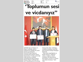BASINDA BAROMUZ (Baro Bşk. Bilgin Yeşilboğaz: "Toplumun Sesi ve Vicdanıyız")