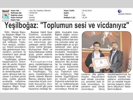 BASINDA BAROMUZ (Baro Bşk. Bilgin Yeşilboğaz: "Toplumun Sesi ve Vicdanıyız")