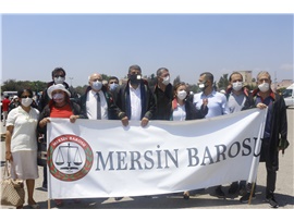 MERSİN BARO BAŞKANI BİLGİN YEŞİLBOĞAZ:   “SAVUNMA TESLİM ALINAMAZ”