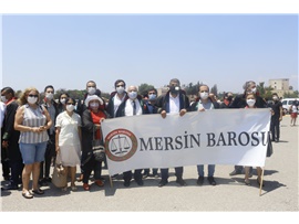 MERSİN BARO BAŞKANI BİLGİN YEŞİLBOĞAZ:   “SAVUNMA TESLİM ALINAMAZ”