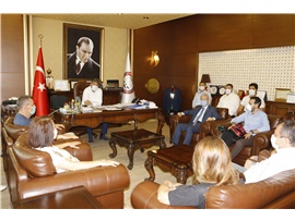 CHP’DEN BARO BAŞKANIMIZ  YEŞİLBOĞAZ’A  ZİYARET