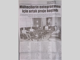 BASINDA BAROMUZ (Mültecilerin Entegrasyonu İçin Ortak Proje Başlıyor)