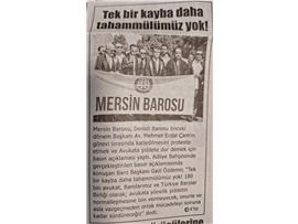 81 İlin Barosu'ndan ortak açıklama: "Tek bir kayba dahi tahammülümüz yok"
