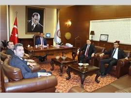 Silifke Cumhuriyet Baş Savcısı Sayın; Mehmet KÖKLÜ ve Silifke Adalet Komisyon Başkanı Sayın;Rıfat YILDIZ'ın ziyareti.