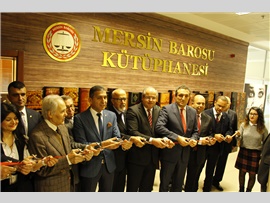 MERSİN BAROSU’NA YENİ KÜTÜPHANE AÇILDI