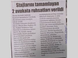 BASINDA BAROMUZ (Tarsus'ta Yemin Töreni Yapıldı)