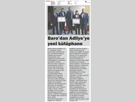 BASINDA BAROMUZ (Baromuzun Yeni Kütüphanesi Bugün Açılıyor)