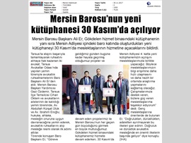 BASINDA BAROMUZ (Baromuzun Yeni Kütüphanesi Bugün Açılıyor)