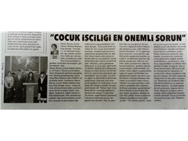 Dünya Çocuk Hakları Günü basın açıklaması