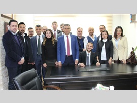 Başkanımız, Ayşe Sena SARI ve Sait BAYIR' ın ofis açılışına katıldı.