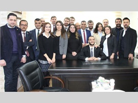 Başkanımız, Ayşe Sena SARI ve Sait BAYIR' ın ofis açılışına katıldı.