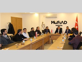 Başkanımız, MÜSİAD Yeni Başkanı Sayın; Hakan KAYACI ve yönetim kurulunu ziyaret etti.