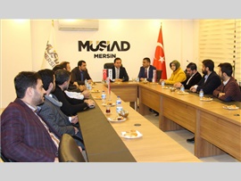 Başkanımız, MÜSİAD Yeni Başkanı Sayın; Hakan KAYACI ve yönetim kurulunu ziyaret etti.